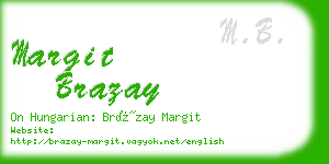 margit brazay business card